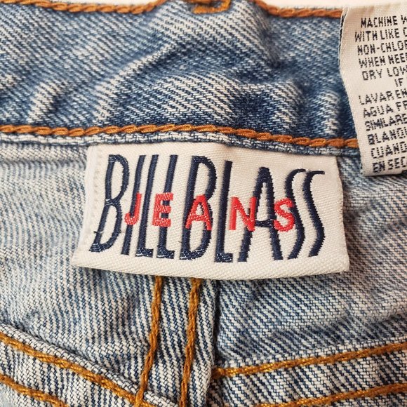 BILL BLASS Vintage Jeans size 10 rigid denim straight leg cropped - Picture 3 of 12